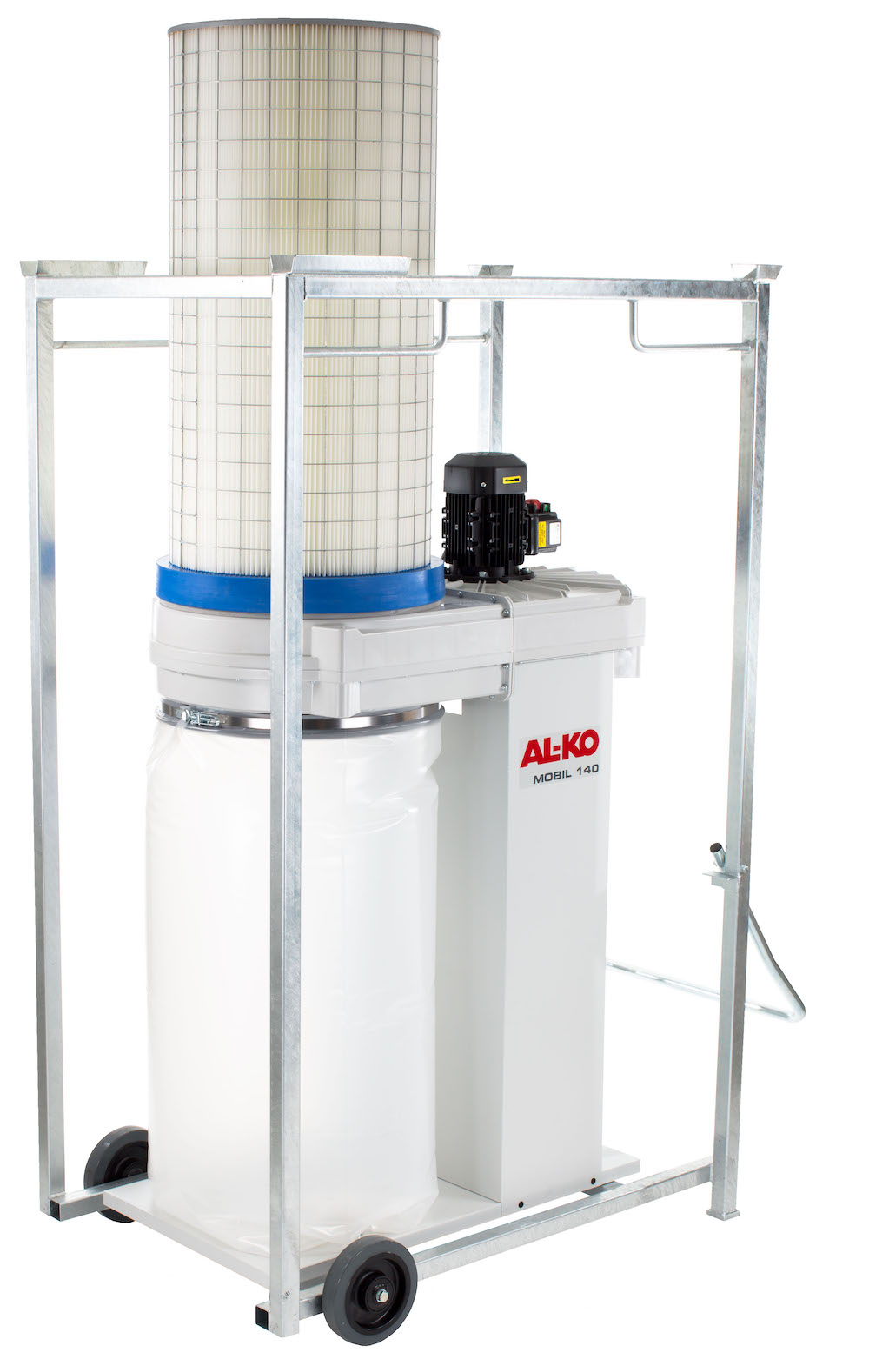 Mobil 140 met filterpatroon in frame